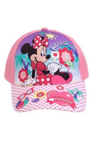 Jumbo Șapcă roz cu sclipici și model Minnie pentru copii