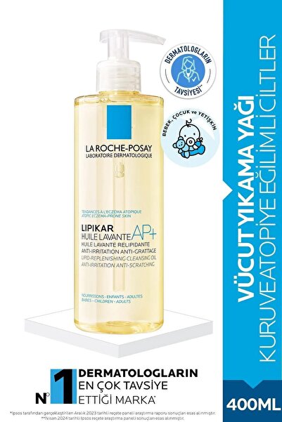 La Roche Posay Lipikar AP+ Temizleyici Yağ 400 ml
