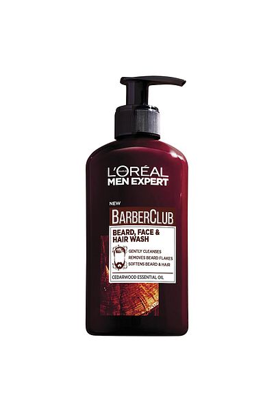 L'Oreal Paris L'Oreal Men Expert Barber Club 3-in-1 Beard, Hair & Face Wash, 200ml, FMD102