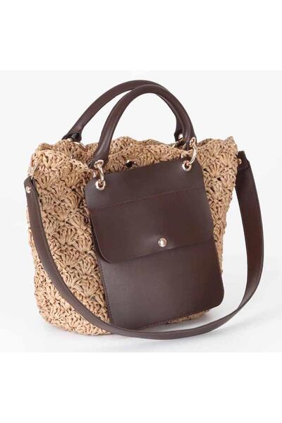 orhanucuzluk Σετ Κάλυμμα Τσάντας με Τσέπη (Εσωτερική ή Εξωτερική) Καφέ