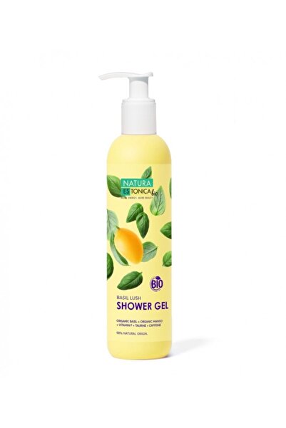 Natura Estonica Basil Lush natural shower gel with mango and basil, 400ml - N...