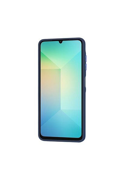 SKYDDAR INNOVATION Carcasă pentru Samsung Galaxy A06, HaloFrost, AntiSoc, Albastru marin, set cu autocolant