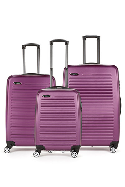 Fossil ABS Unisex Kabin Orta Büyük Boy 3'lü Valiz Seti FSL126