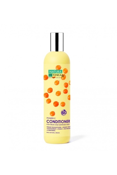 Natura Estonica Μαλακτικό μαλλιών Power C με βιταμίνη C και έλαιο ιπποφαές, 4...