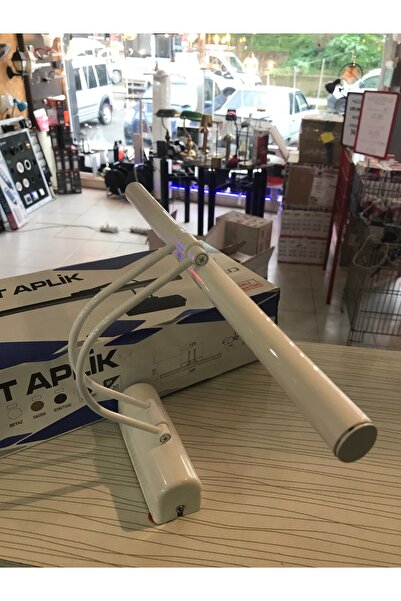 Elif Flute Led Sconce White Case 6500 K White Light Table Mirror Top Sconce