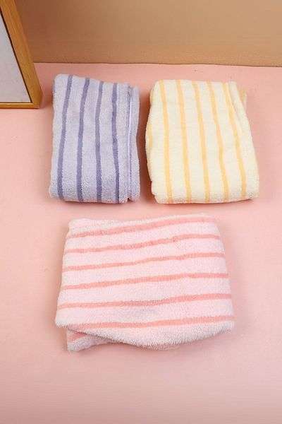 YOYOSO Classic Striped Hair Drying Towel