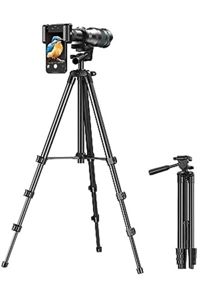 APEXEL High Power 60X HD Telephoto Lens, High Power Telephoto Mobile Cell Phone Lens with Extension