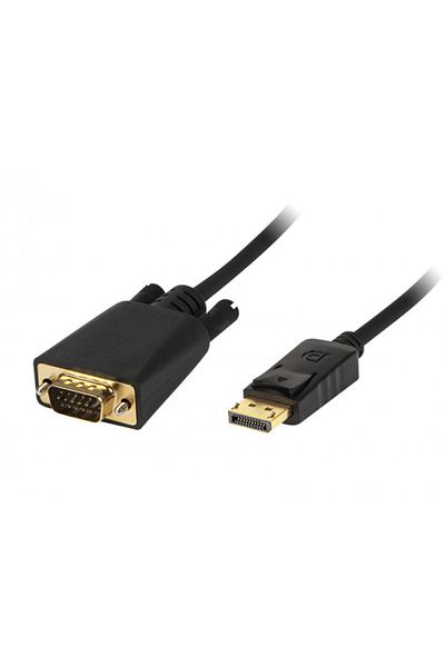 Blow DisplayPort to VGA Cable, Blow, 1.8 m, Black