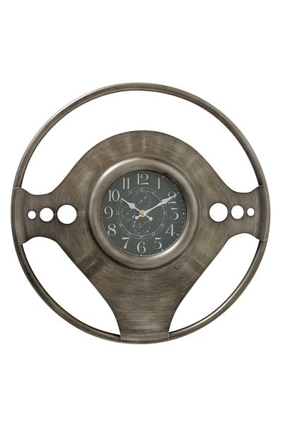 BOLTZE HOME Racing wall clock, Boltze, metal, vintage, diameter 50cm