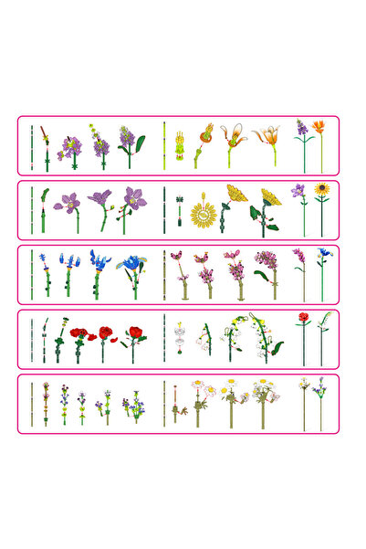 Max Uzun Çiçekler Gül ve Vadideki Zambak CDU15-83184GQ1