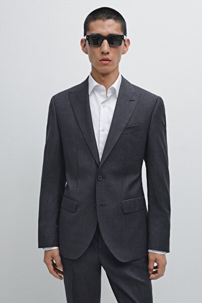 Massimo Dutti %100 yün klasik blazer