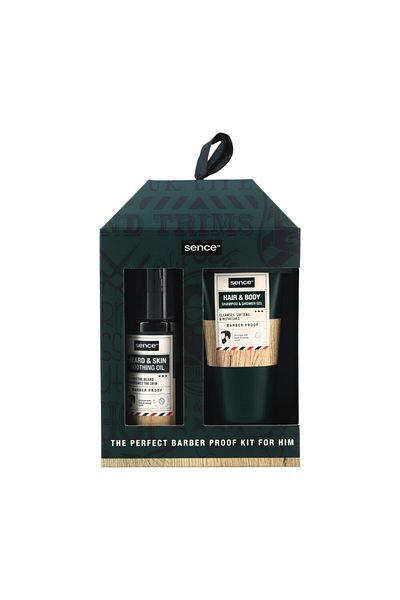 SENCE Sence hair and beard care set, Shampoo 100 ml, Oil 100 ml
