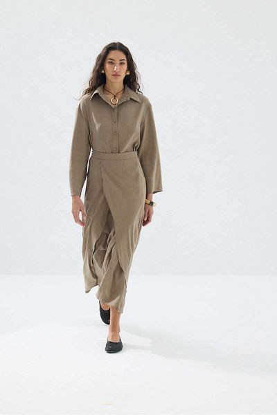 Tailors Room Model Pareo Dress - Pastel Green