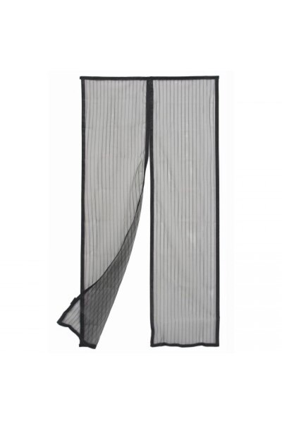 Bibilel Magnetic Insect Screen Curtain, Polyester Fiber, 220x150cm, Black, JMB-BBL8051