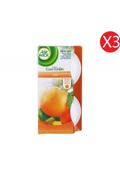Air Wick X3 AIRWICK ODORIZANT DULAP STICK UP 2BUC CITRUS
