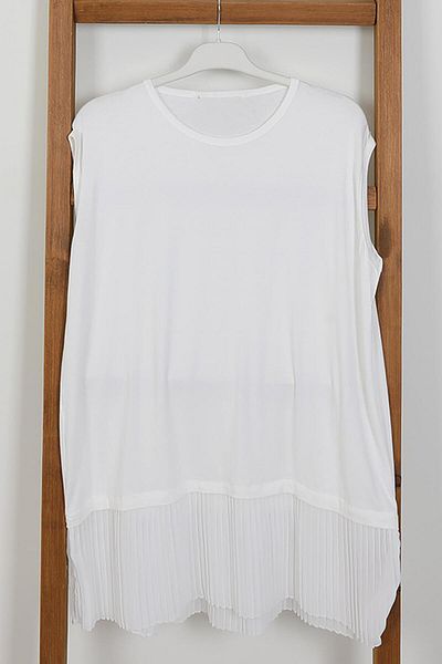 giz astore Six Pleated Underwear White