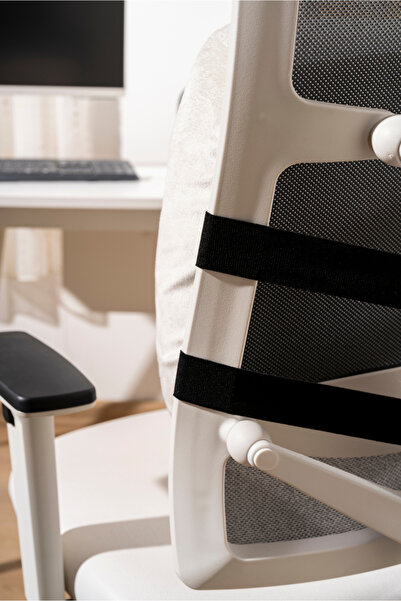 VİSCOTEX Visco Orthopedic Lumbar Support Pillow, Office, Car, Chair, Seat, Back Pillow Cushion, 38X33X12 cm