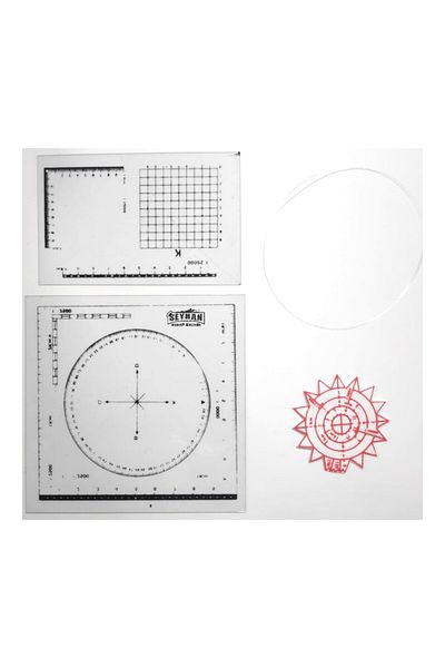 Seyhan Askeri Malzeme Tersim Material Set - Military Ruler