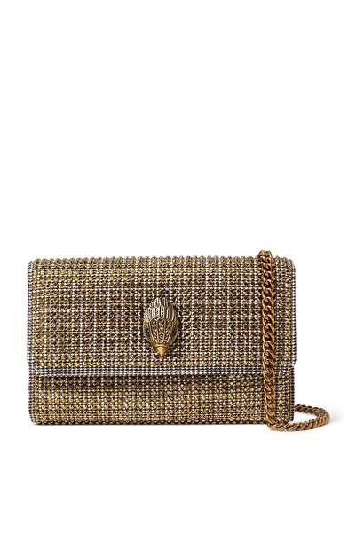 Kurt Geiger Kensington Wallet on a Chain, Zincir Askılı Kadın Cüzdan Çantası