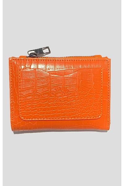 Raneel Kazançlı Alışveriş Multi-pocket zippered wallet orange