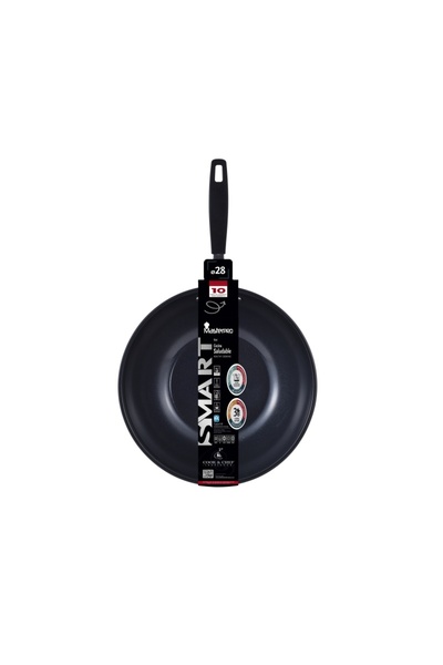 MasterPro WOK pan with non-stick coating SMART 28 cm silver