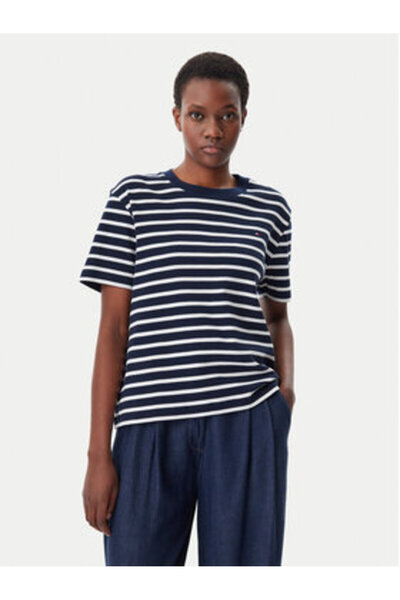 Tommy Hilfiger Women's T-Shirt WW0WW46158 Blue