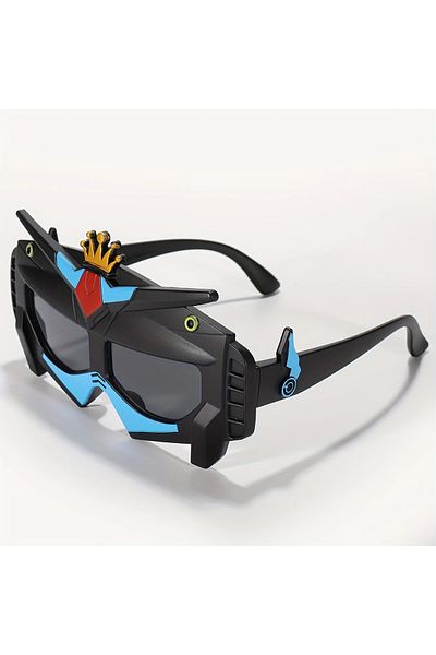 GlassySKY 1 Piece Children's Robot Sunglasses, Party Holiday Travel Photo Accessory Birthday Gift