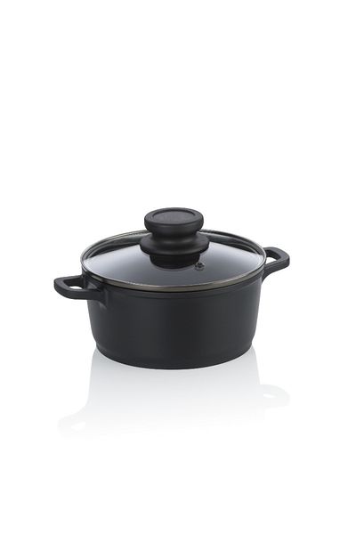Kela Casserole with ceramic surface and lid ATURA 16 cm 1 l