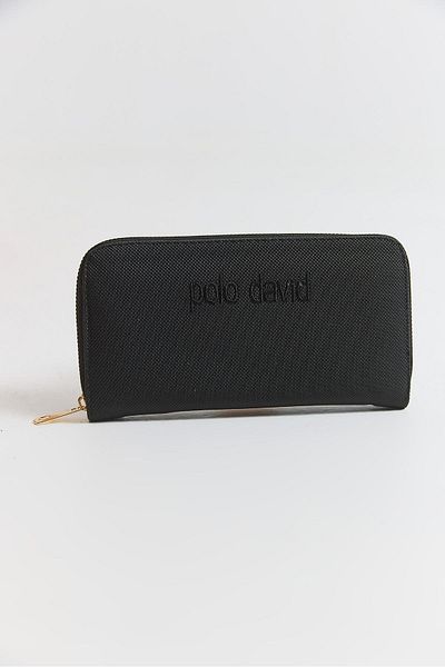 Raneel Kazançlı Alışveriş Multi-Eye Zippered Large Wallet Black