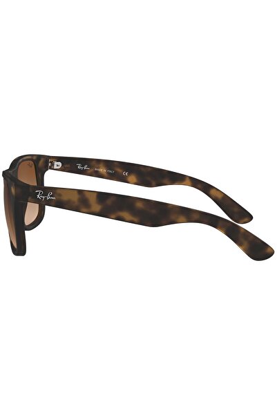 Ray-Ban Ray-Ban Justin RB4165 865/T5 – Polarized Sunglasses, Havana Matte, Brown Gradient Lenses