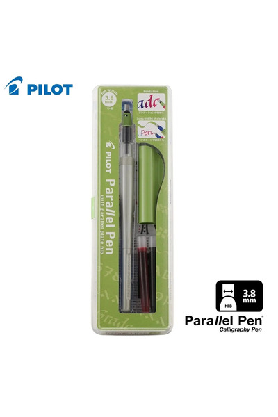 Pilot Parallel Pen 3.8mm Kaligrafi Kalemi Özel Seri Siyah Ve Kırmızı Mürekkebi hediyeli