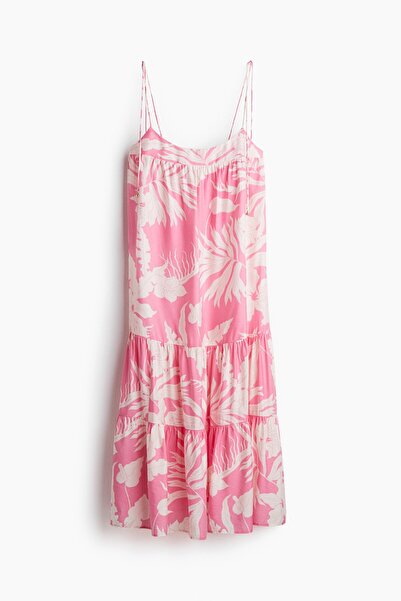 H&M Bağlanan Askılı Maksi Elbise