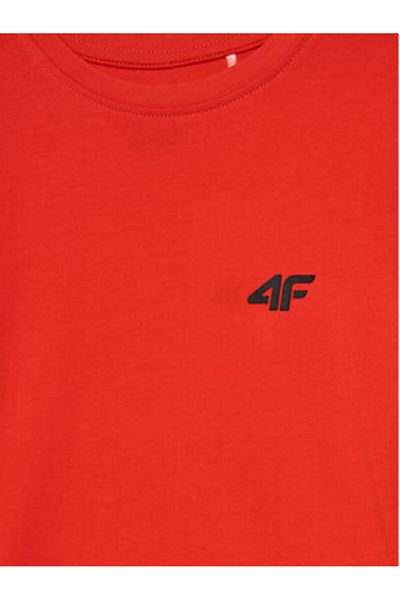 4F Boy T-Shirt 4FJWMM00TTSHM1626 Red