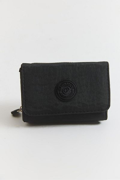 Raneel Kazançlı Alışveriş Coat of Arms Zippered Card Holder Mini Wallet Black