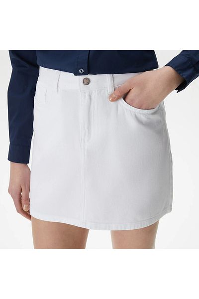 Lacoste Women's Regular Fit White Skirt