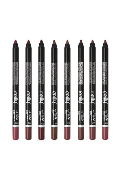 Golden Rose Emily Lip Liner Set of 8 No: 201-203-205-208-211-217-222-226