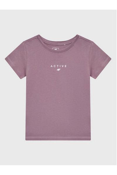 4F Tricou pentru fete HJZ22-JTSD002 Mov