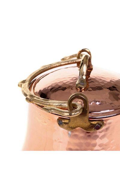 OEM Copper bucket with handle and lid, 2300 ml, CTR58
