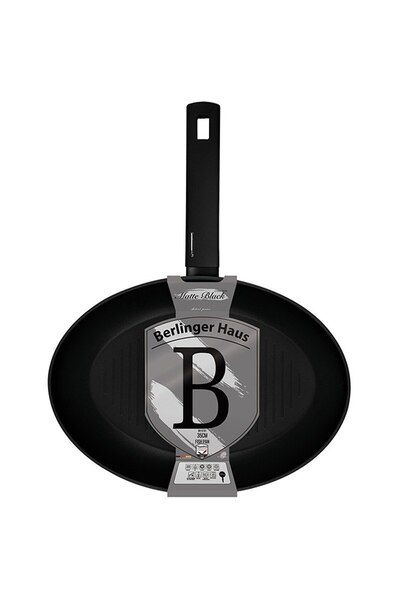 Berlinger Haus Fish pan with titanium surface 35x25 cm Matte Black Collection