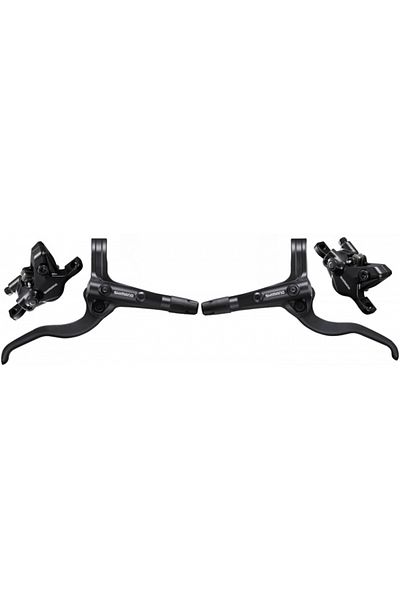 Shimano (SET) Frane Disc Alivio Mt400, Hidraulice, 2 Pistoane
