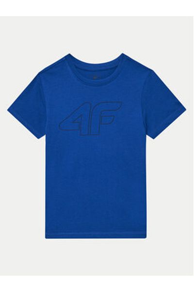 4F Tricou băieți 4FJWMM00TTSHM1627 Albastru