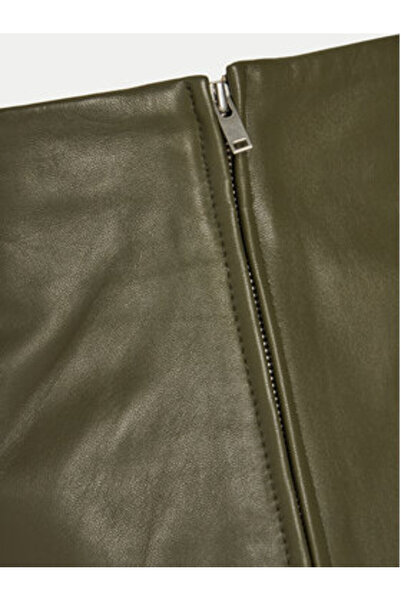 2nd Day Fustă din piele pentru femei 2ndday 2251551606 Verde