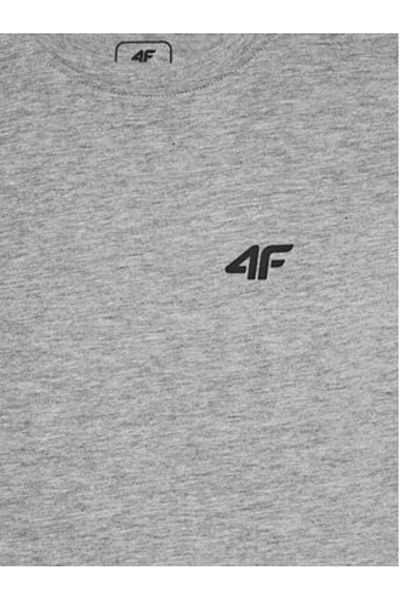4F Tricou băieți 4FJWMM00TTSHM1626 Gri