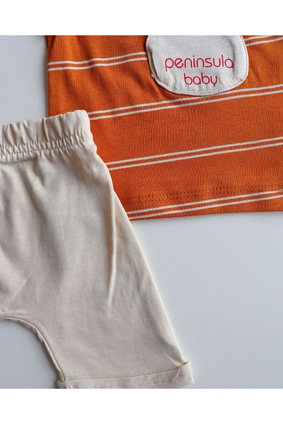 TinyAlp Fun Design Patterned Summer Comfortable Shorts Baby Boy Set