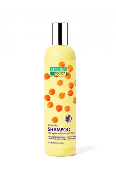 Natura Estonica Power C Shampoo with vitamin C, sea buckthorn oil and oranges, 400ml - Natura Estonica