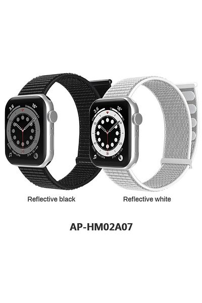 Choice 42 44 45 49mm AP-HM02A07 2 Packs Nylon Bands Compatible with Apple Watch 38mm 40mm 41mm 42mm 44mm 45