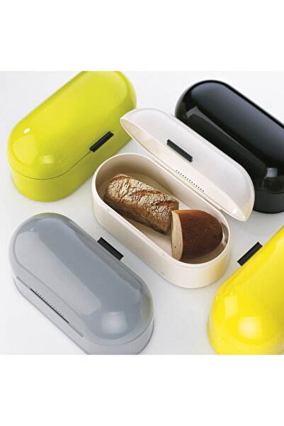 KELA Keck Lang FRISCO metal bread box, gray 44x21.5x22cm