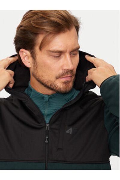4F Men's Fleece 4FWAW24TFLEM269 Green