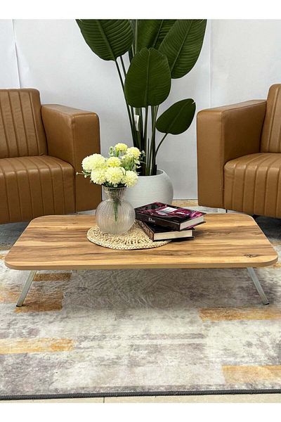 Living Foldable Legs Floor Center Table for Living Room, 50x80 CM