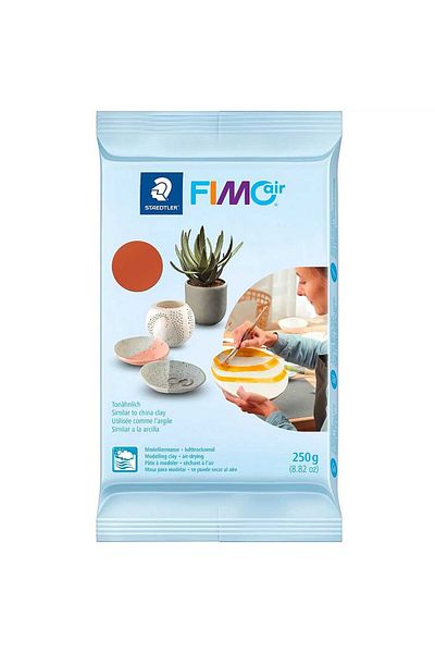 Bafimo FIMOair air-drying modeling clay 250g Terracotta brown